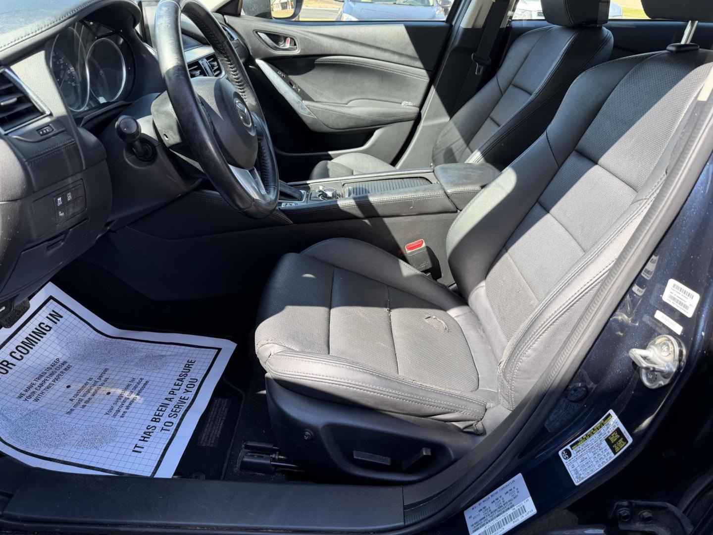 2016 BLUE MAZDA MAZDA6 TOURING (JM1GJ1V57G1) , located at 922 W. Beacon St., Philadelphia, MS, 39350, (601) 650-3675, 32.770447, -89.127151 - Photo#9