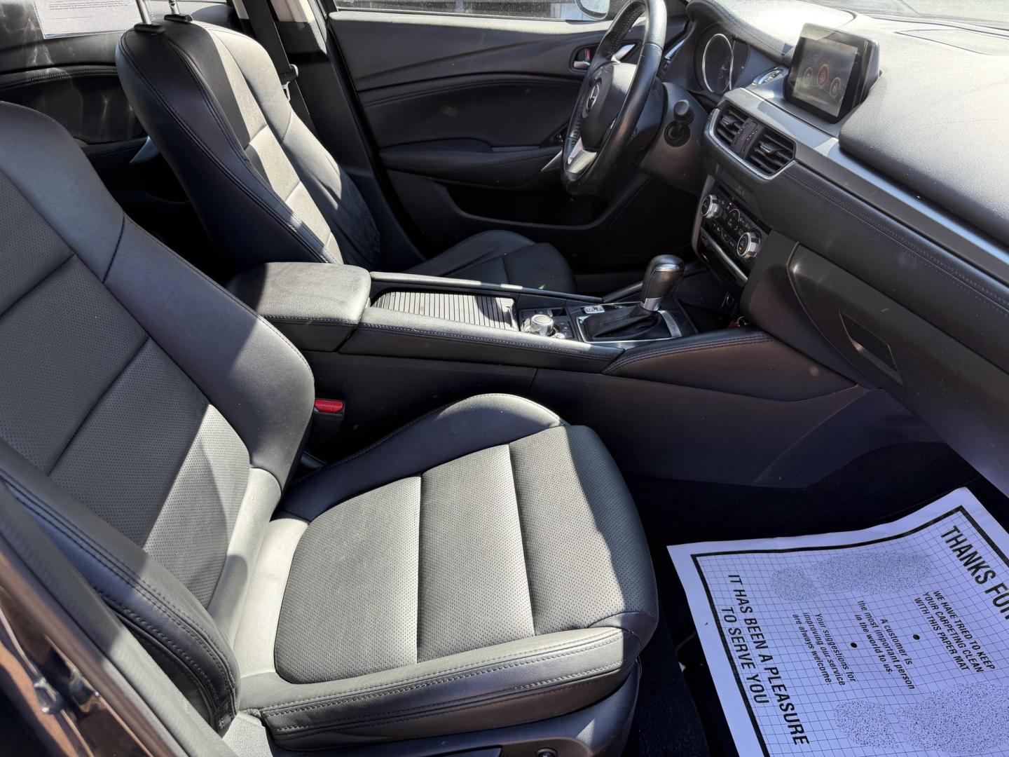 2016 BLUE MAZDA MAZDA6 TOURING (JM1GJ1V57G1) , located at 922 W. Beacon St., Philadelphia, MS, 39350, (601) 650-3675, 32.770447, -89.127151 - Photo#10