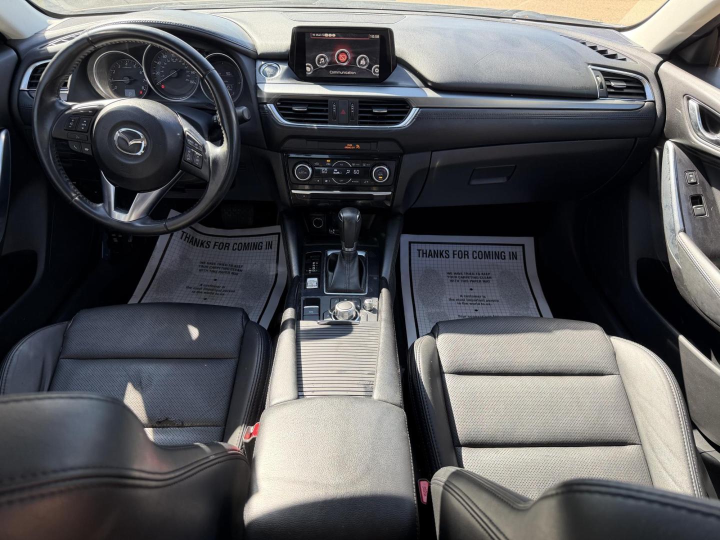 2016 BLUE MAZDA MAZDA6 TOURING (JM1GJ1V57G1) , located at 922 W. Beacon St., Philadelphia, MS, 39350, (601) 650-3675, 32.770447, -89.127151 - Photo#16