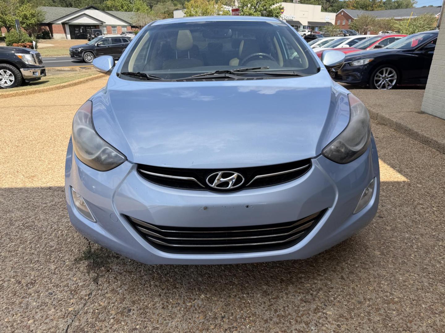 2013 BLUE HYUNDAI ELANTRA LIMITED (KMHDH4AE3DU) , located at 922 W. Beacon St., Philadelphia, MS, 39350, (601) 650-3675, 32.770447, -89.127151 - Photo#1