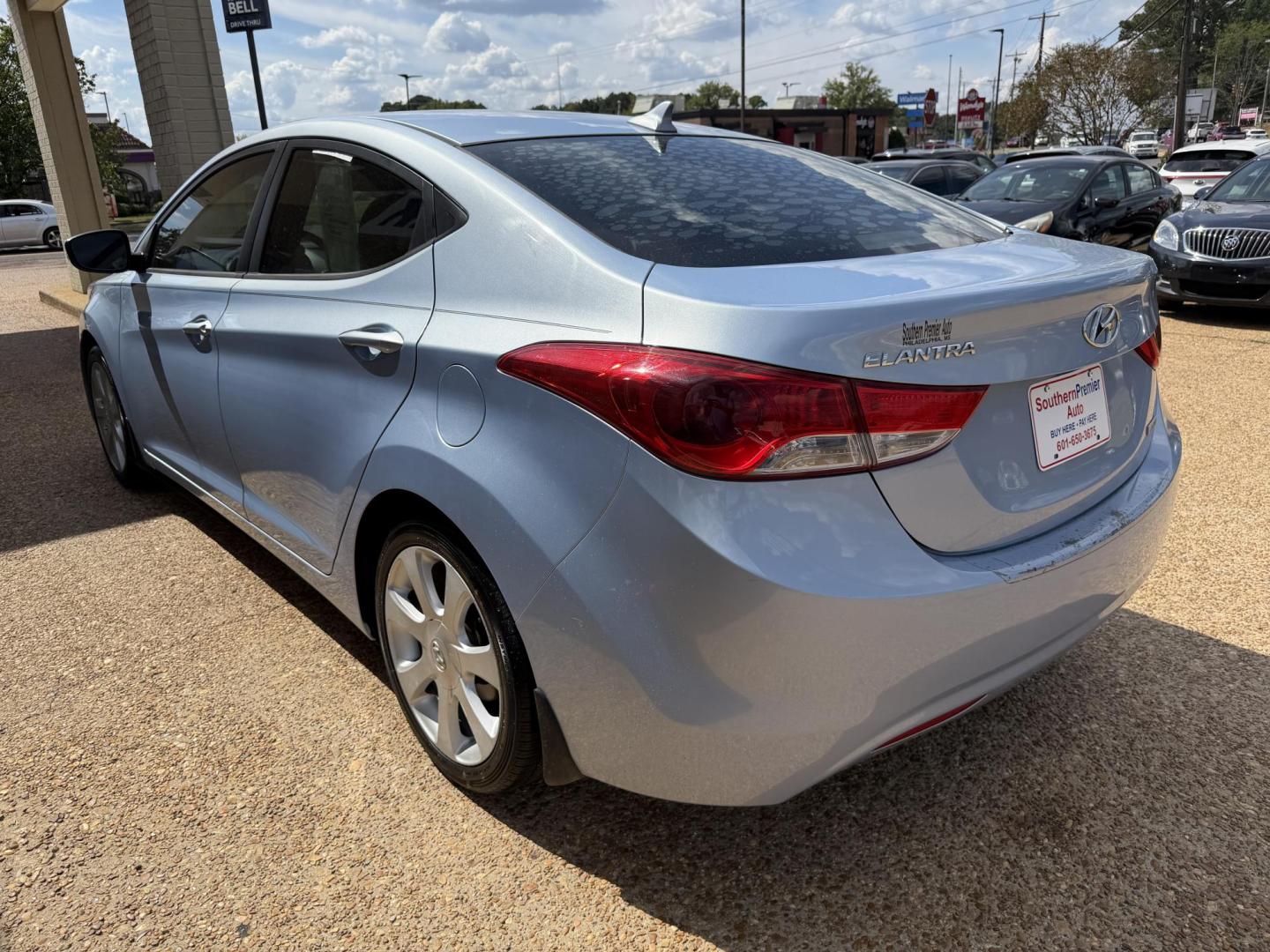 2013 BLUE HYUNDAI ELANTRA LIMITED (KMHDH4AE3DU) , located at 922 W. Beacon St., Philadelphia, MS, 39350, (601) 650-3675, 32.770447, -89.127151 - Photo#3