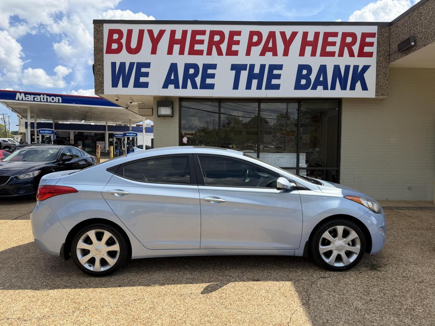2013 BLUE HYUNDAI ELANTRA LIMITED (KMHDH4AE3DU) , located at 922 W. Beacon St., Philadelphia, MS, 39350, (601) 650-3675, 32.770447, -89.127151 - Photo#6