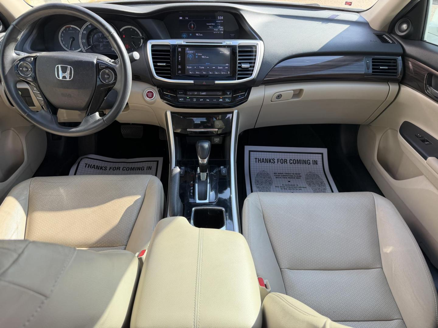 2017 WHITE HONDA ACCORD EX-L (1HGCR2F81HA) , located at 922 W. Beacon St., Philadelphia, MS, 39350, (601) 650-3675, 32.770447, -89.127151 - Photo#15