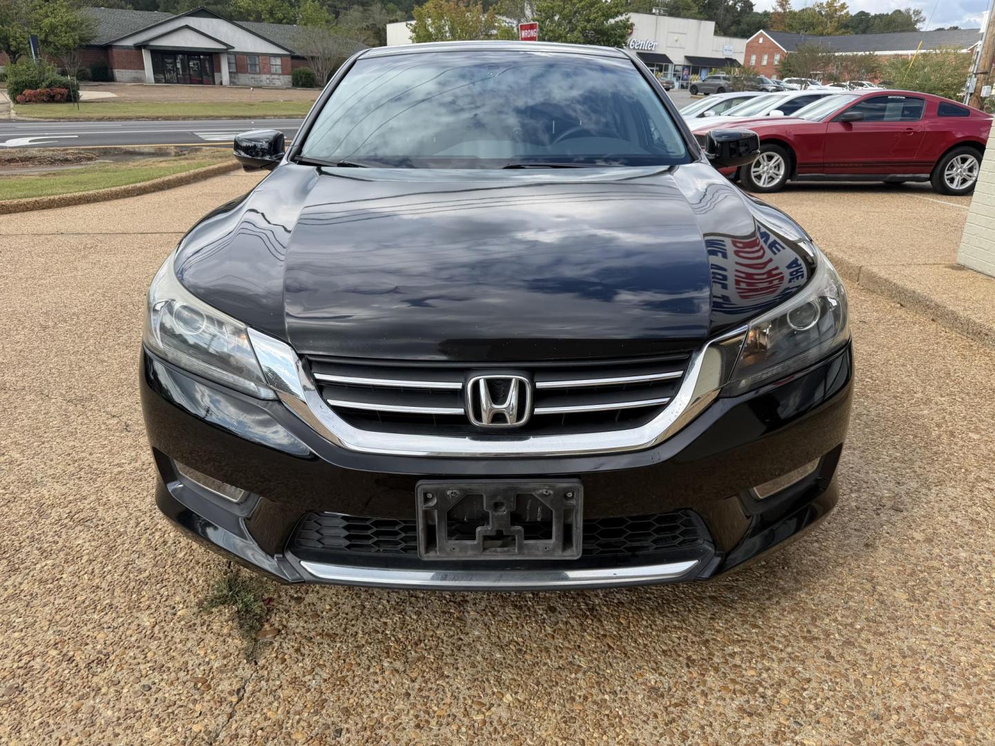 2013 BLACK HONDA ACCORD EX (1HGCR2F71DA) , located at 922 W. Beacon St., Philadelphia, MS, 39350, (601) 650-3675, 32.770447, -89.127151 - Photo#1