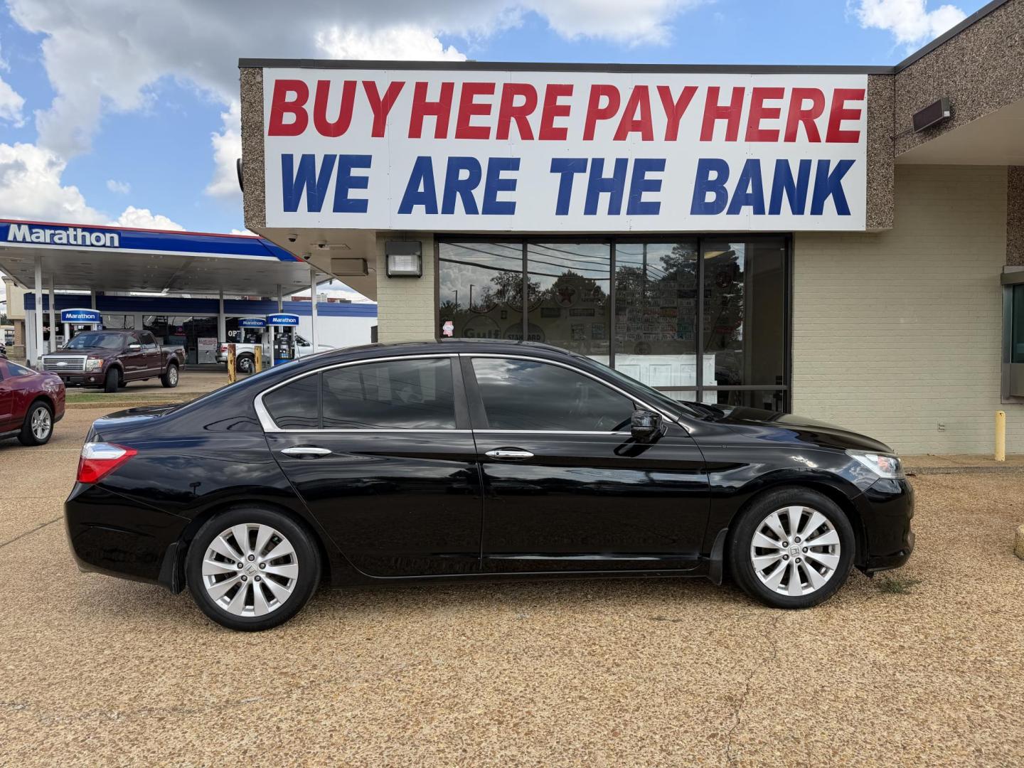 2013 BLACK HONDA ACCORD EX (1HGCR2F71DA) , located at 922 W. Beacon St., Philadelphia, MS, 39350, (601) 650-3675, 32.770447, -89.127151 - Photo#6