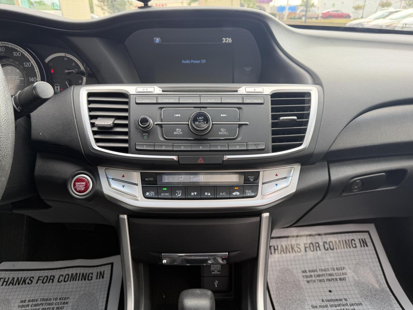 2013 BLACK HONDA ACCORD EX (1HGCR2F71DA) , located at 922 W. Beacon St., Philadelphia, MS, 39350, (601) 650-3675, 32.770447, -89.127151 - Photo#17