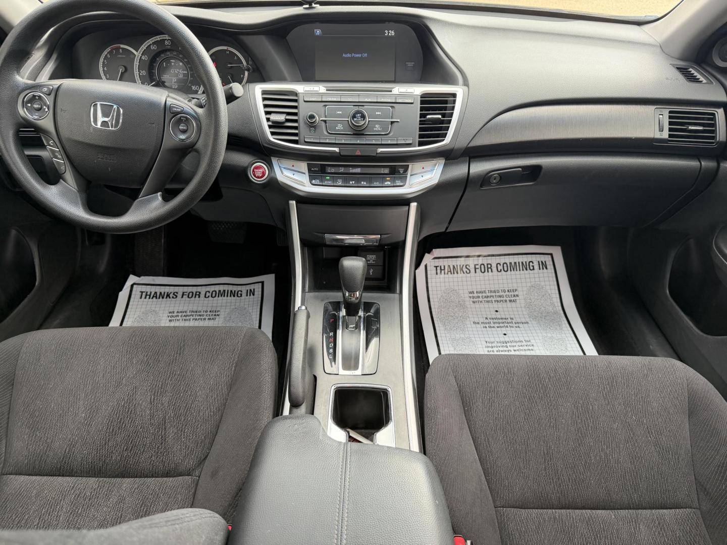 2013 BLACK HONDA ACCORD EX (1HGCR2F71DA) , located at 922 W. Beacon St., Philadelphia, MS, 39350, (601) 650-3675, 32.770447, -89.127151 - Photo#16