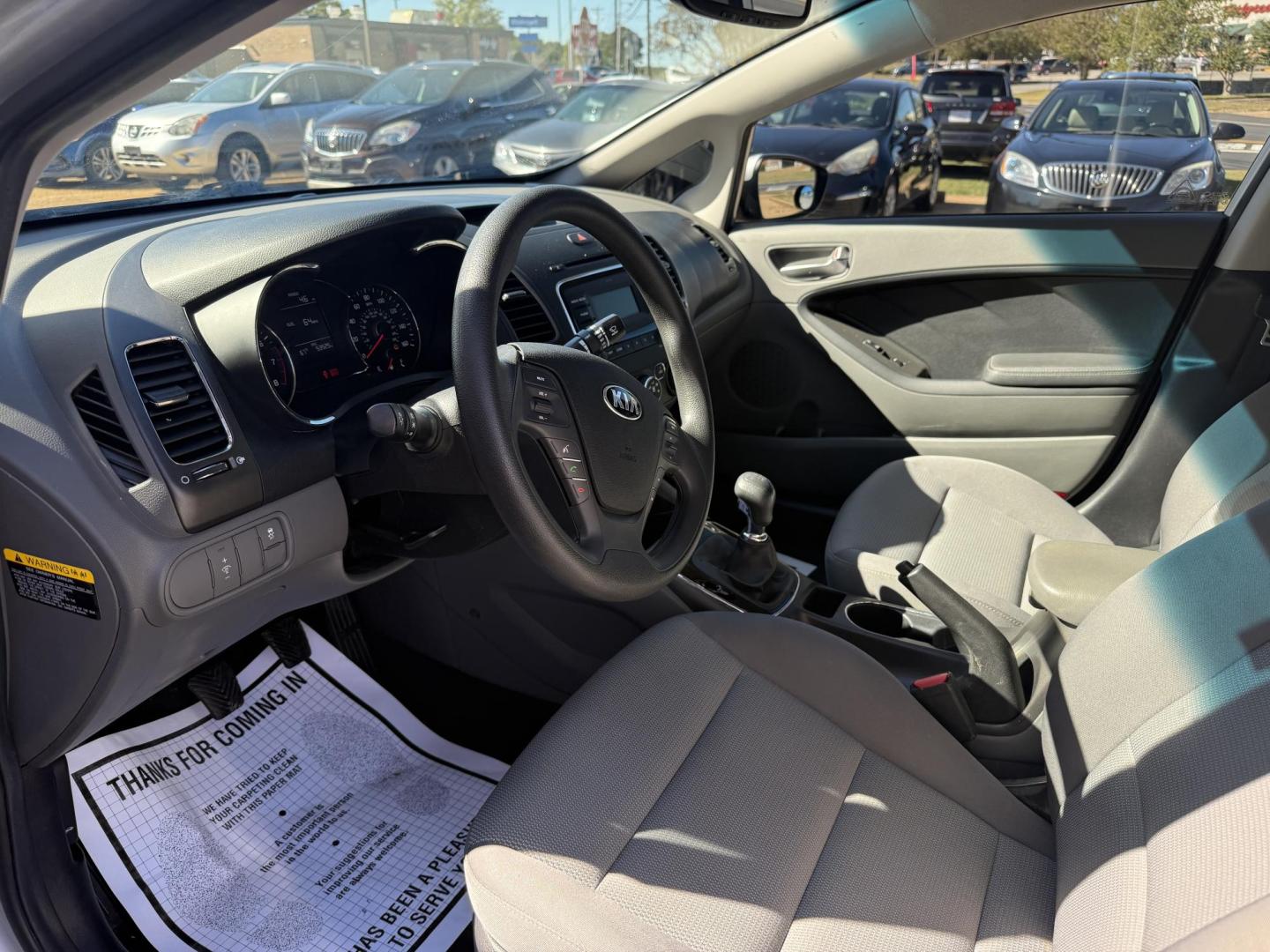 2017 GRAY KIA FORTE LX (3KPFK4A77HE) , located at 922 W. Beacon St., Philadelphia, MS, 39350, (601) 650-3675, 32.770447, -89.127151 - Photo#7