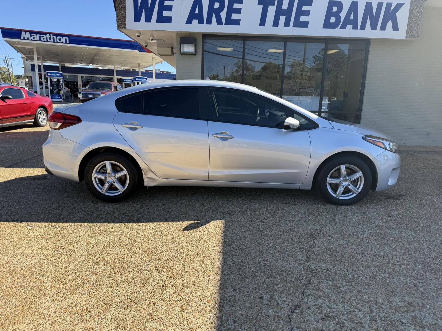 2017 GRAY KIA FORTE LX (3KPFK4A77HE) , located at 922 W. Beacon St., Philadelphia, MS, 39350, (601) 650-3675, 32.770447, -89.127151 - Photo#3
