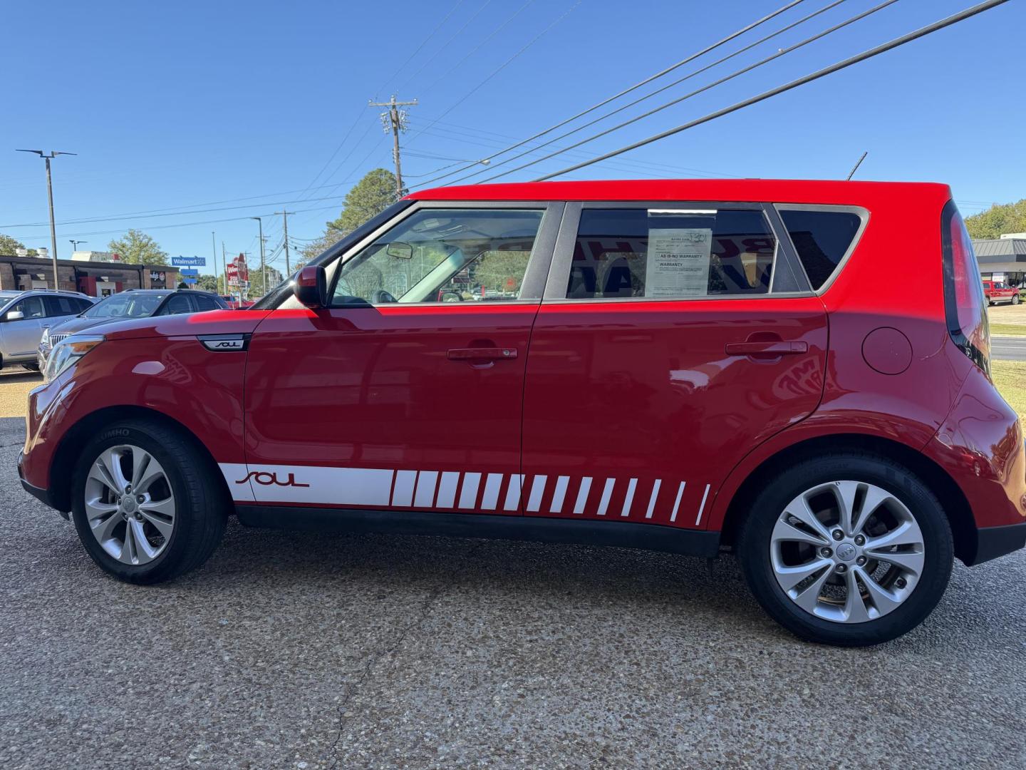 2016 RED KIA SOUL + (PLUS) (KNDJP3A59G7) , located at 922 W. Beacon St., Philadelphia, MS, 39350, (601) 650-3675, 32.770447, -89.127151 - Photo#3