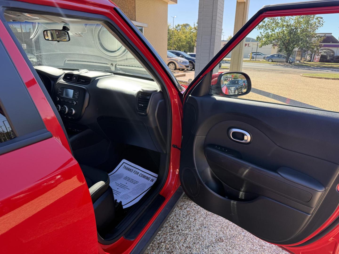 2016 RED KIA SOUL + (PLUS) (KNDJP3A59G7) , located at 922 W. Beacon St., Philadelphia, MS, 39350, (601) 650-3675, 32.770447, -89.127151 - Photo#14