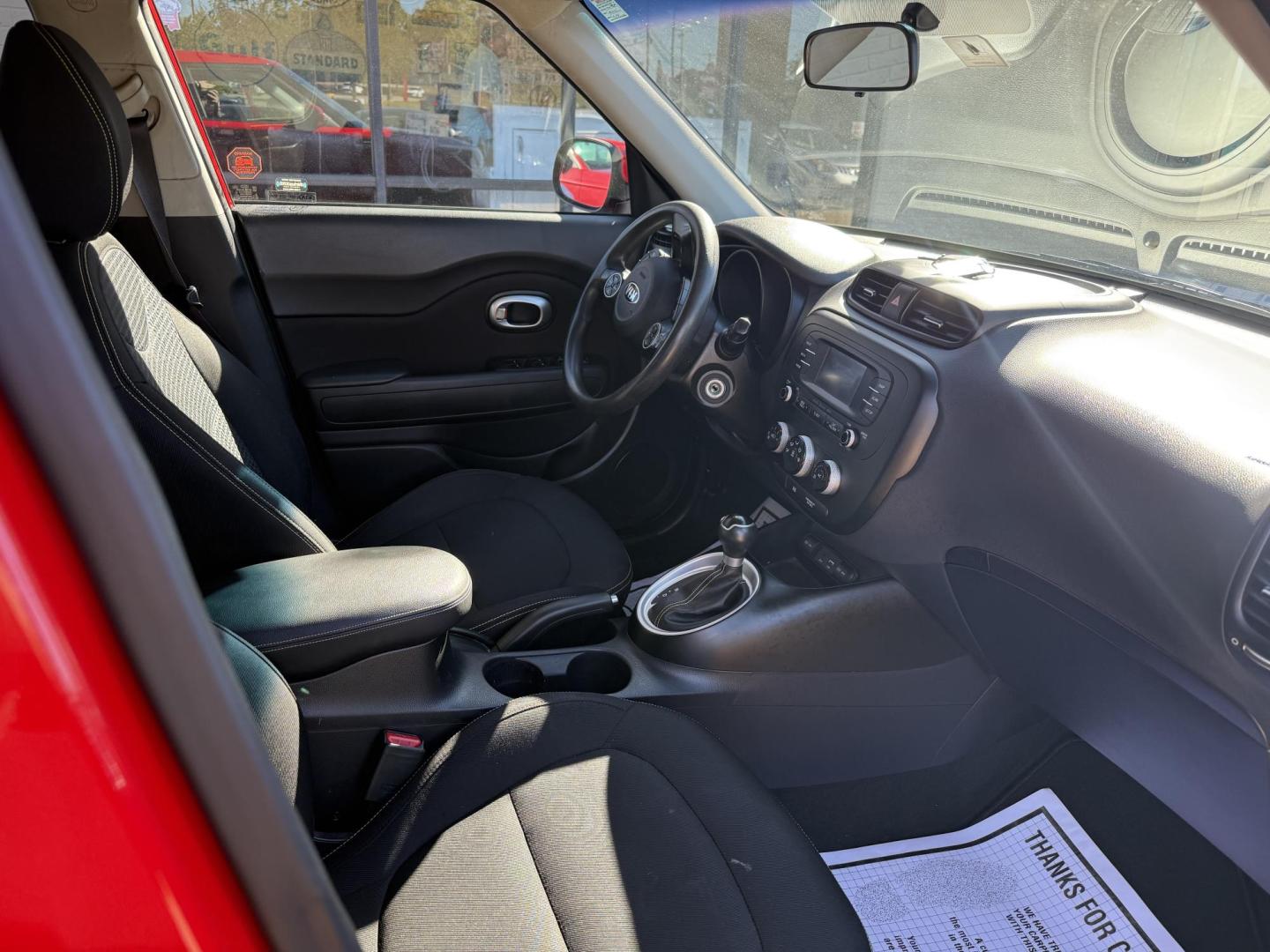 2016 RED KIA SOUL + (PLUS) (KNDJP3A59G7) , located at 922 W. Beacon St., Philadelphia, MS, 39350, (601) 650-3675, 32.770447, -89.127151 - Photo#15