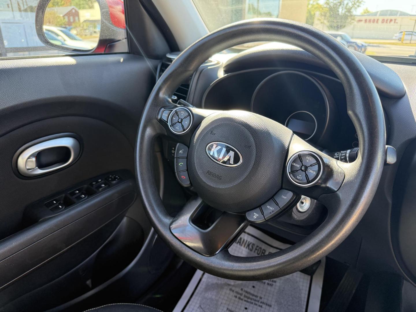 2016 RED KIA SOUL + (PLUS) (KNDJP3A59G7) , located at 922 W. Beacon St., Philadelphia, MS, 39350, (601) 650-3675, 32.770447, -89.127151 - Photo#19