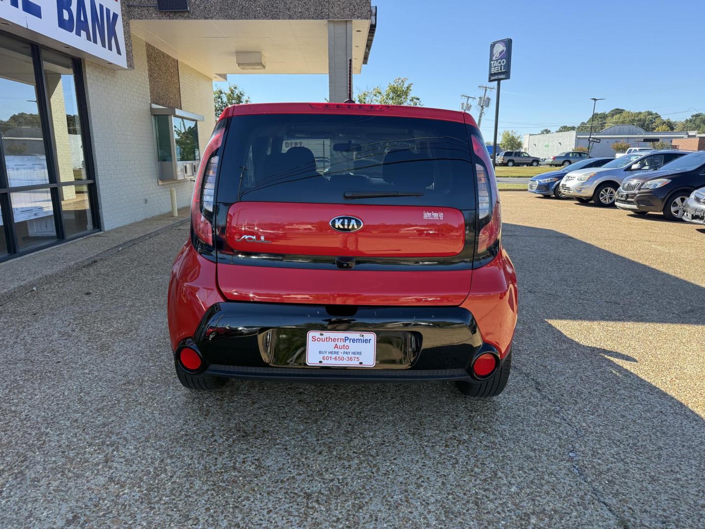 2016 RED KIA SOUL + (PLUS) (KNDJP3A59G7) , located at 922 W. Beacon St., Philadelphia, MS, 39350, (601) 650-3675, 32.770447, -89.127151 - Photo#6