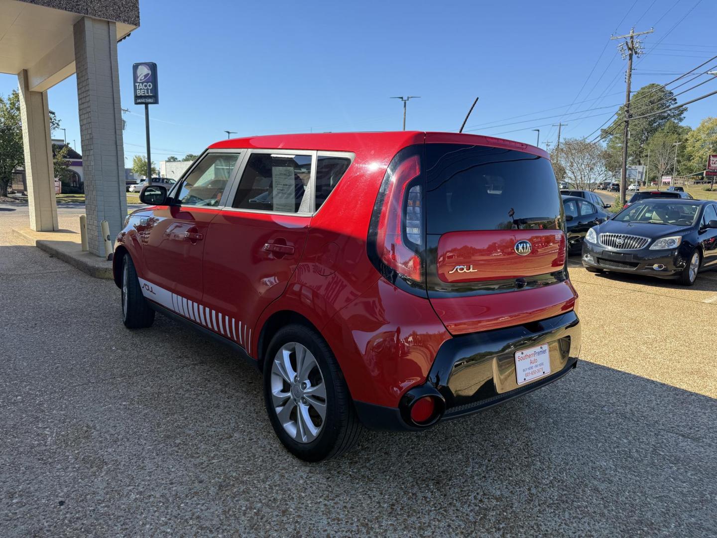 2016 RED KIA SOUL + (PLUS) (KNDJP3A59G7) , located at 922 W. Beacon St., Philadelphia, MS, 39350, (601) 650-3675, 32.770447, -89.127151 - Photo#7