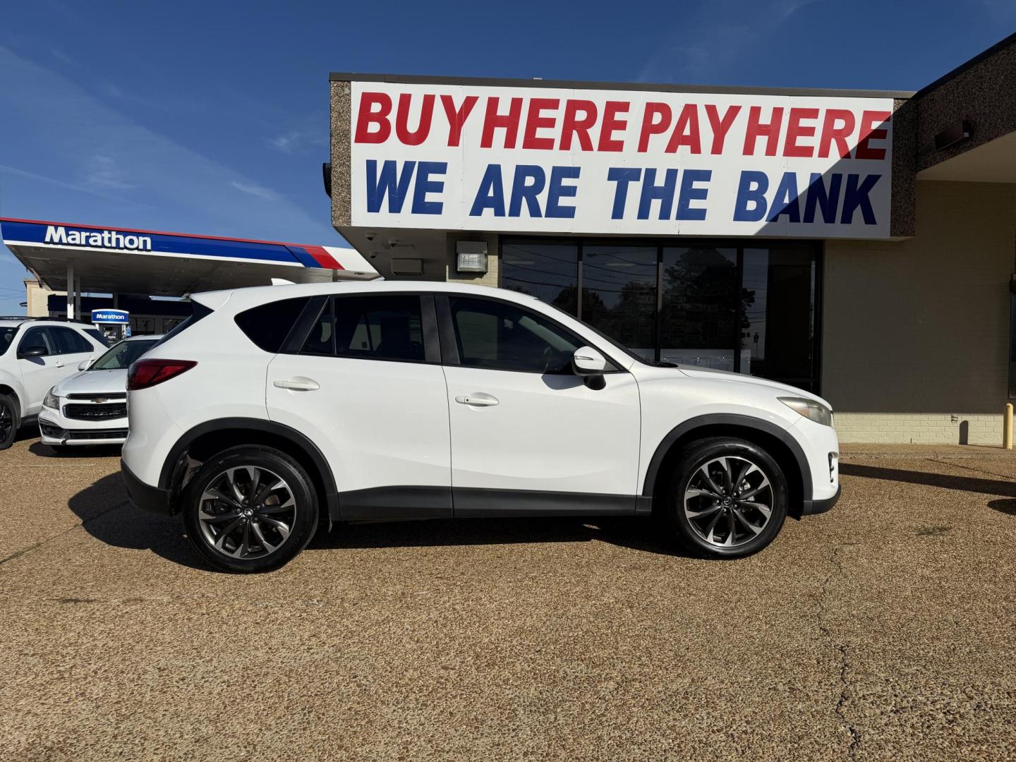 2016 WHITE MAZDA CX-5 GRAND TOURING (JM3KE4DY4G0) , located at 922 W. Beacon St., Philadelphia, MS, 39350, (601) 650-3675, 32.770447, -89.127151 - Photo#8