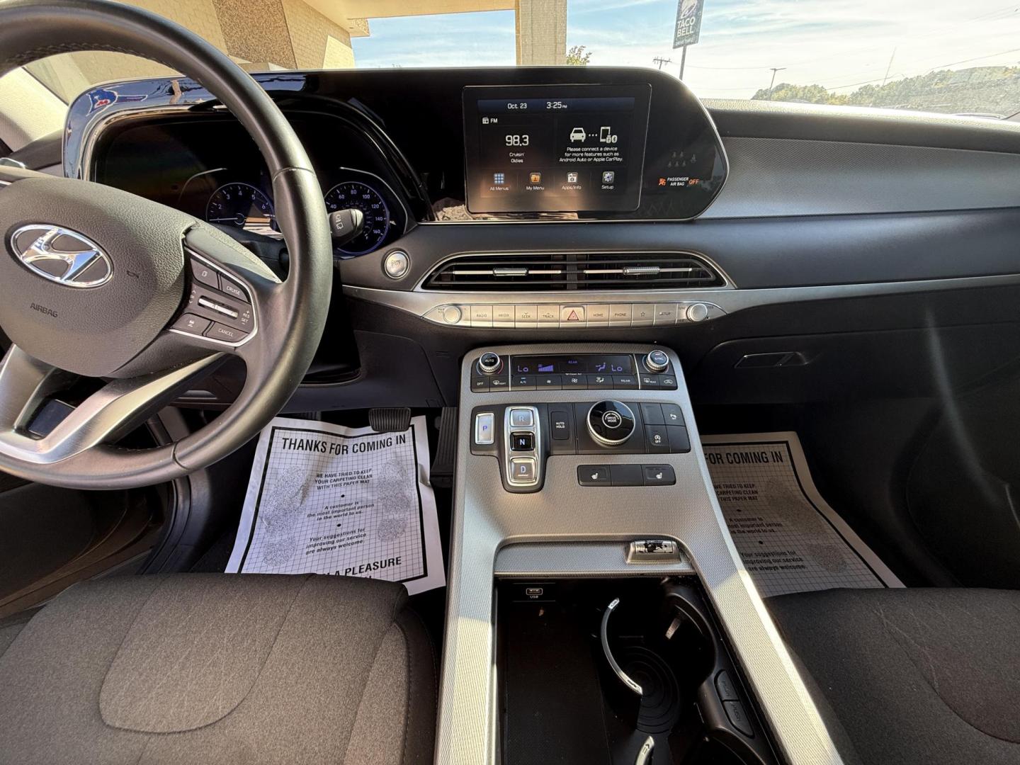 2020 GRAY HYUNDAI PALISADE SEL (KM8R24HE3LU) , located at 922 W. Beacon St., Philadelphia, MS, 39350, (601) 650-3675, 32.770447, -89.127151 - Photo#11