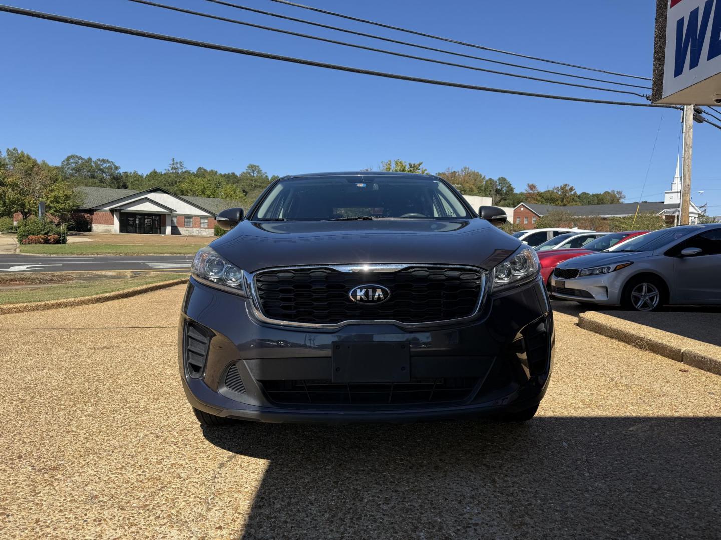 2019 GRAY KIA SORENTO LX (5XYPG4A38KG) , located at 922 W. Beacon St., Philadelphia, MS, 39350, (601) 650-3675, 32.770447, -89.127151 - Photo#1