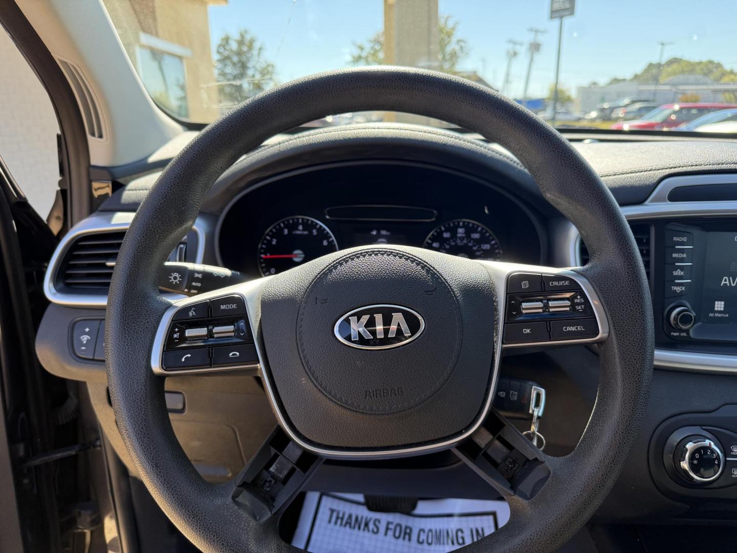 2019 GRAY KIA SORENTO LX (5XYPG4A38KG) , located at 922 W. Beacon St., Philadelphia, MS, 39350, (601) 650-3675, 32.770447, -89.127151 - Photo#9