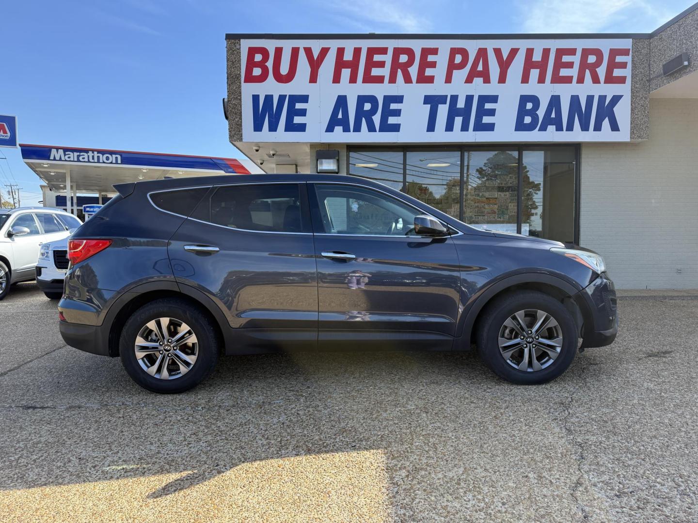 2016 BLUE HYUNDAI SANTA FE SPORT (5XYZT3LB8GG) , located at 922 W. Beacon St., Philadelphia, MS, 39350, (601) 650-3675, 32.770447, -89.127151 - Photo#6