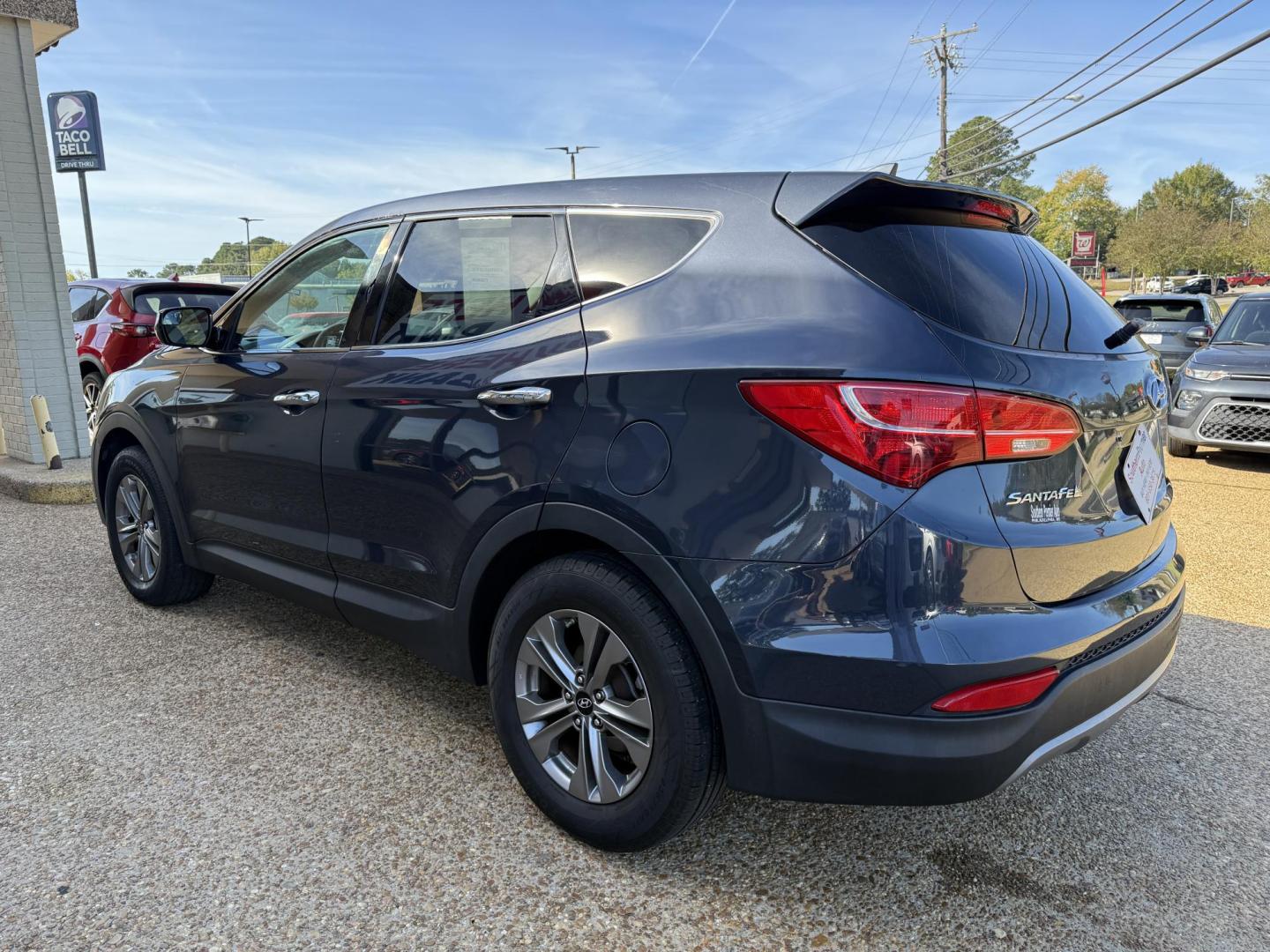 2016 BLUE HYUNDAI SANTA FE SPORT (5XYZT3LB8GG) , located at 922 W. Beacon St., Philadelphia, MS, 39350, (601) 650-3675, 32.770447, -89.127151 - Photo#3
