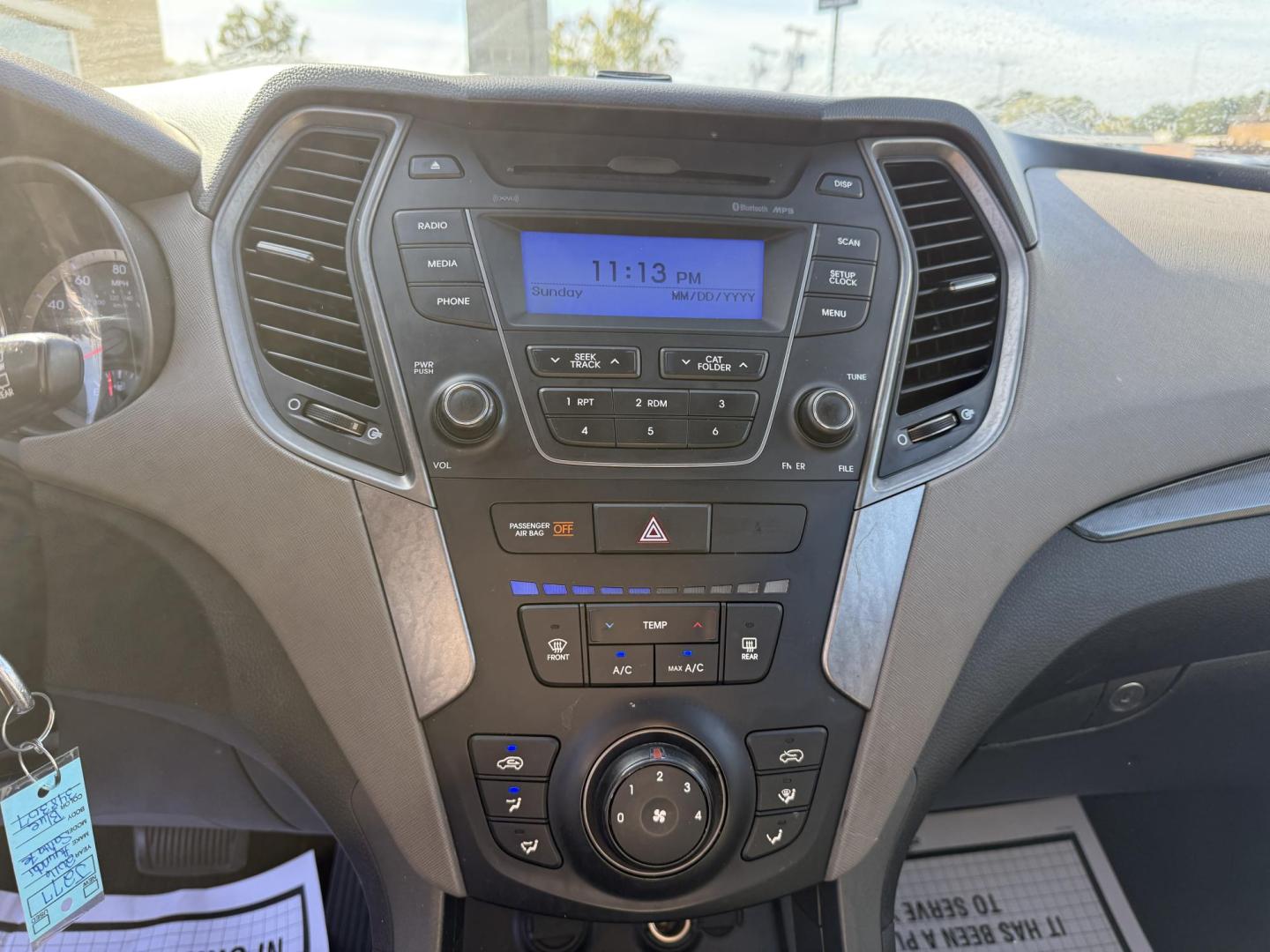 2016 BLUE HYUNDAI SANTA FE SPORT (5XYZT3LB8GG) , located at 922 W. Beacon St., Philadelphia, MS, 39350, (601) 650-3675, 32.770447, -89.127151 - Photo#11