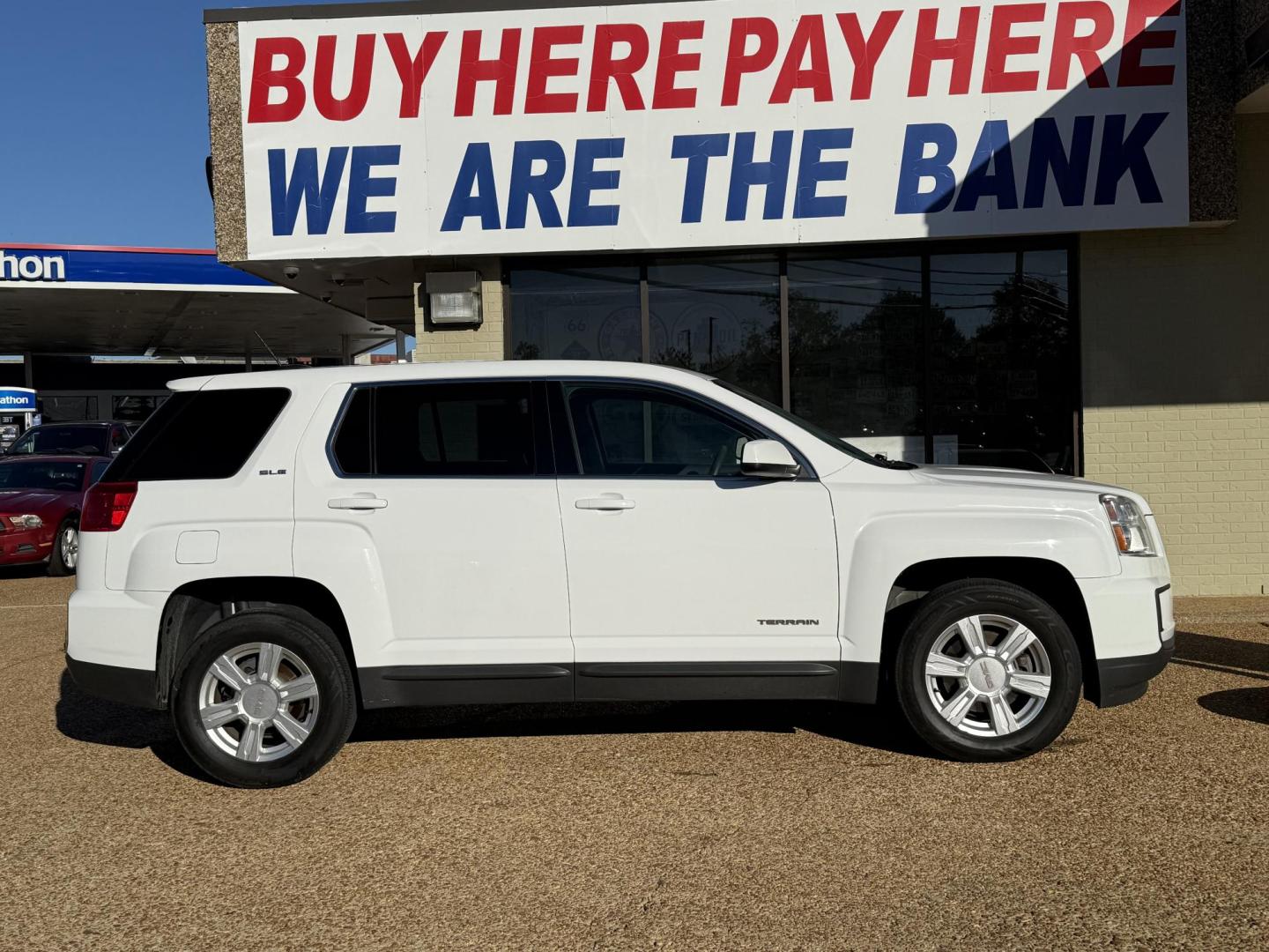 2016 WHITE GMC TERRAIN SLE1 (2GKFLSEK5G6) , located at 922 W. Beacon St., Philadelphia, MS, 39350, (601) 650-3675, 32.770447, -89.127151 - Photo#7