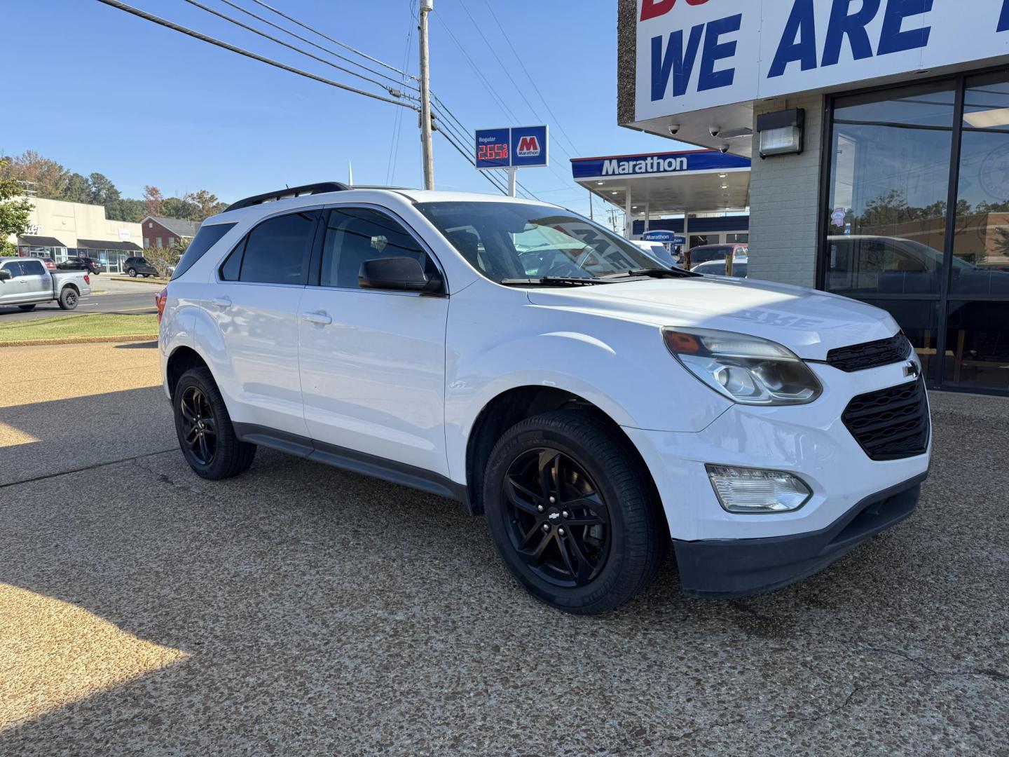 2017 WHITE CHEVROLET EQUINOX LT (2GNALCEK2H1) , located at 922 W. Beacon St., Philadelphia, MS, 39350, (601) 650-3675, 32.770447, -89.127151 - Photo#0