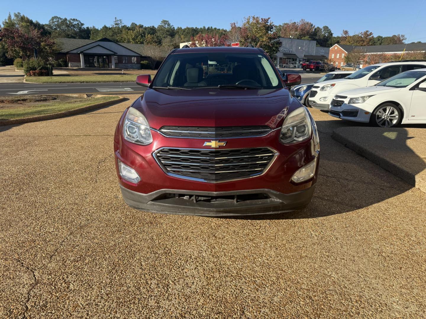 2017 RED CHEVROLET EQUINOX LT (2GNALCEK0H1) , located at 922 W. Beacon St., Philadelphia, MS, 39350, (601) 650-3675, 32.770447, -89.127151 - Photo#1