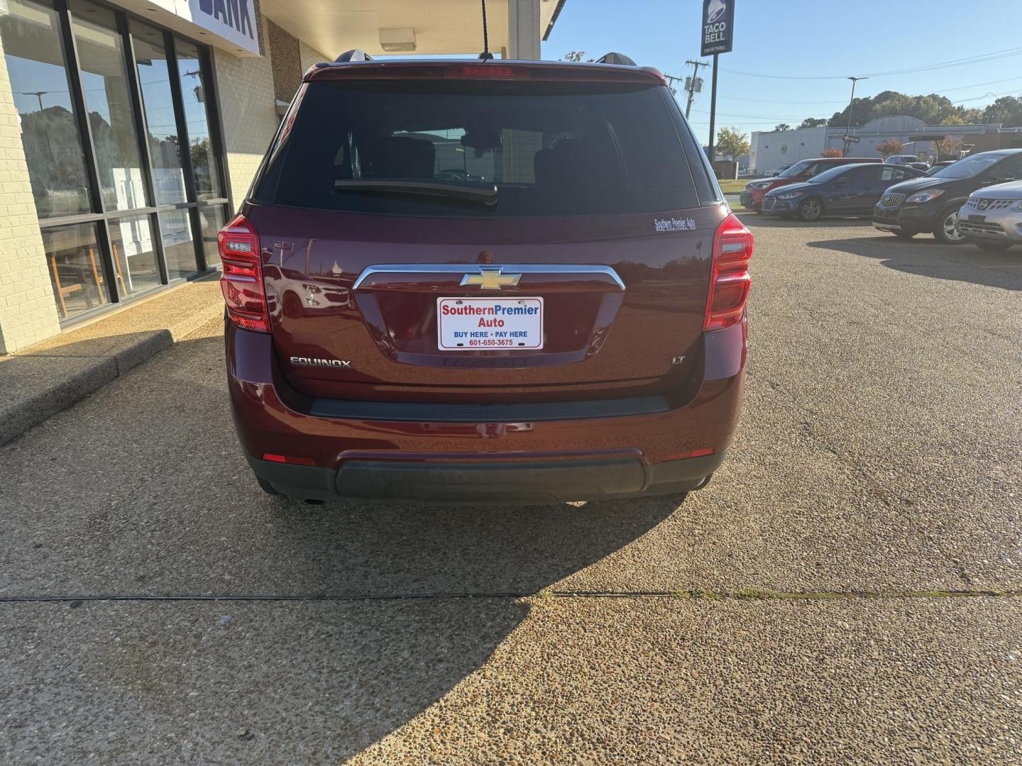 2017 RED CHEVROLET EQUINOX LT (2GNALCEK0H1) , located at 922 W. Beacon St., Philadelphia, MS, 39350, (601) 650-3675, 32.770447, -89.127151 - Photo#5