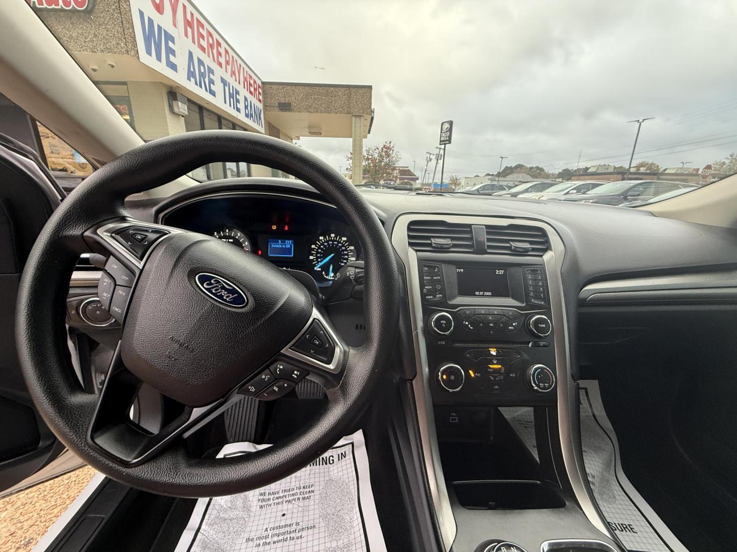 2017 WHITE FORD FUSION S (3FA6P0G7XHR) , located at 922 W. Beacon St., Philadelphia, MS, 39350, (601) 650-3675, 32.770447, -89.127151 - Photo#7