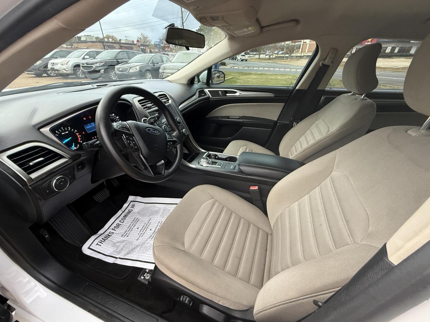 2017 WHITE FORD FUSION S (3FA6P0G7XHR) , located at 922 W. Beacon St., Philadelphia, MS, 39350, (601) 650-3675, 32.770447, -89.127151 - Photo#10