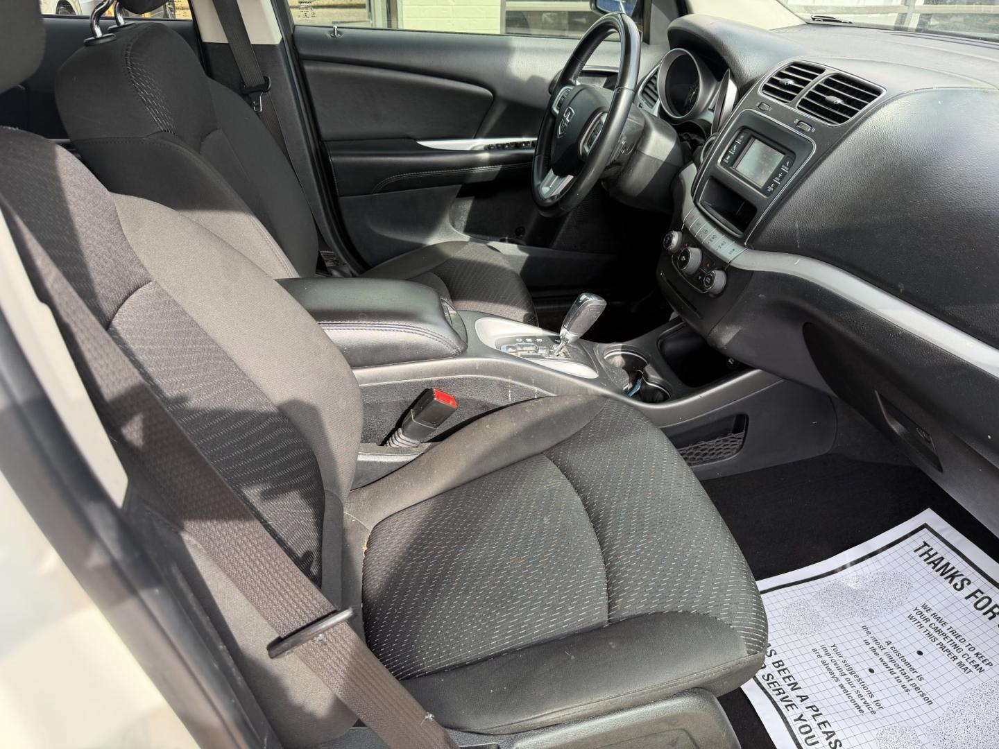 2018 WHITE /Black DODGE JOURNEY SXT (3C4PDCBG4JT) with an 3.6L V6 DOHC 24V engine, 6-Speed Automatic transmission, located at 922 W. Beacon St., Philadelphia, MS, 39350, (601) 650-3675, 32.770447, -89.127151 - Dodge 2018 Dodge Journey VIN 3C4PDCBG4JT511830 Style/Body SPORT UTILITY 4-DR Engine 3.6L V6 DOHC 24V 3rd row seating - Photo#10