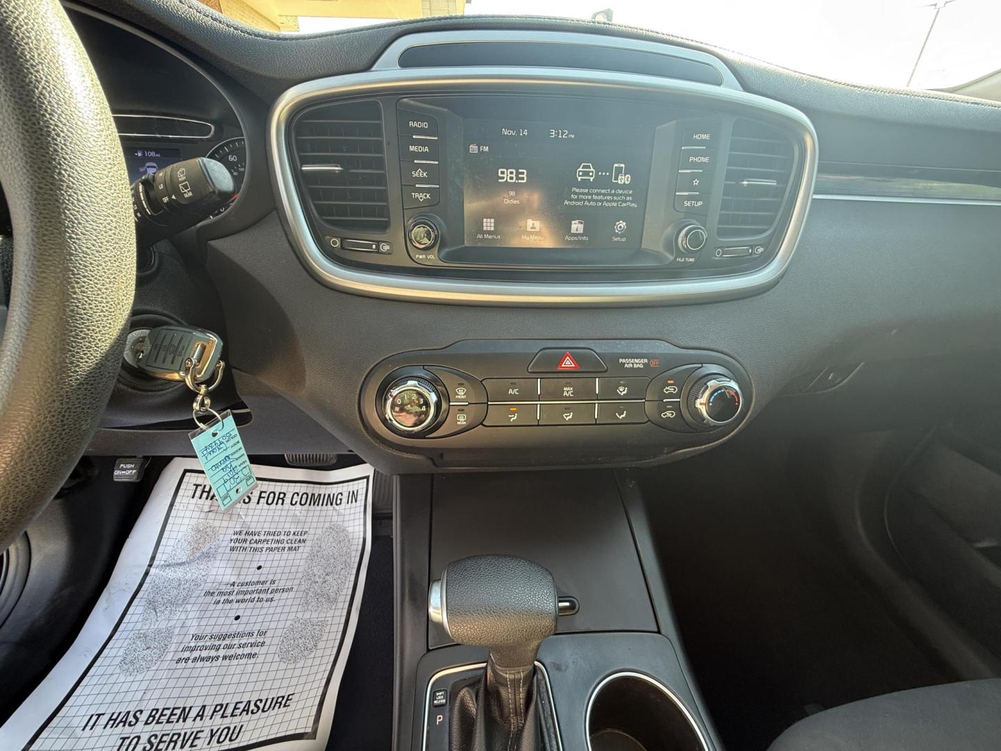 2019 GRAY KIA SORENTO LX (5XYPG4A32KG) , located at 922 W. Beacon St., Philadelphia, MS, 39350, (601) 650-3675, 32.770447, -89.127151 - Photo#11