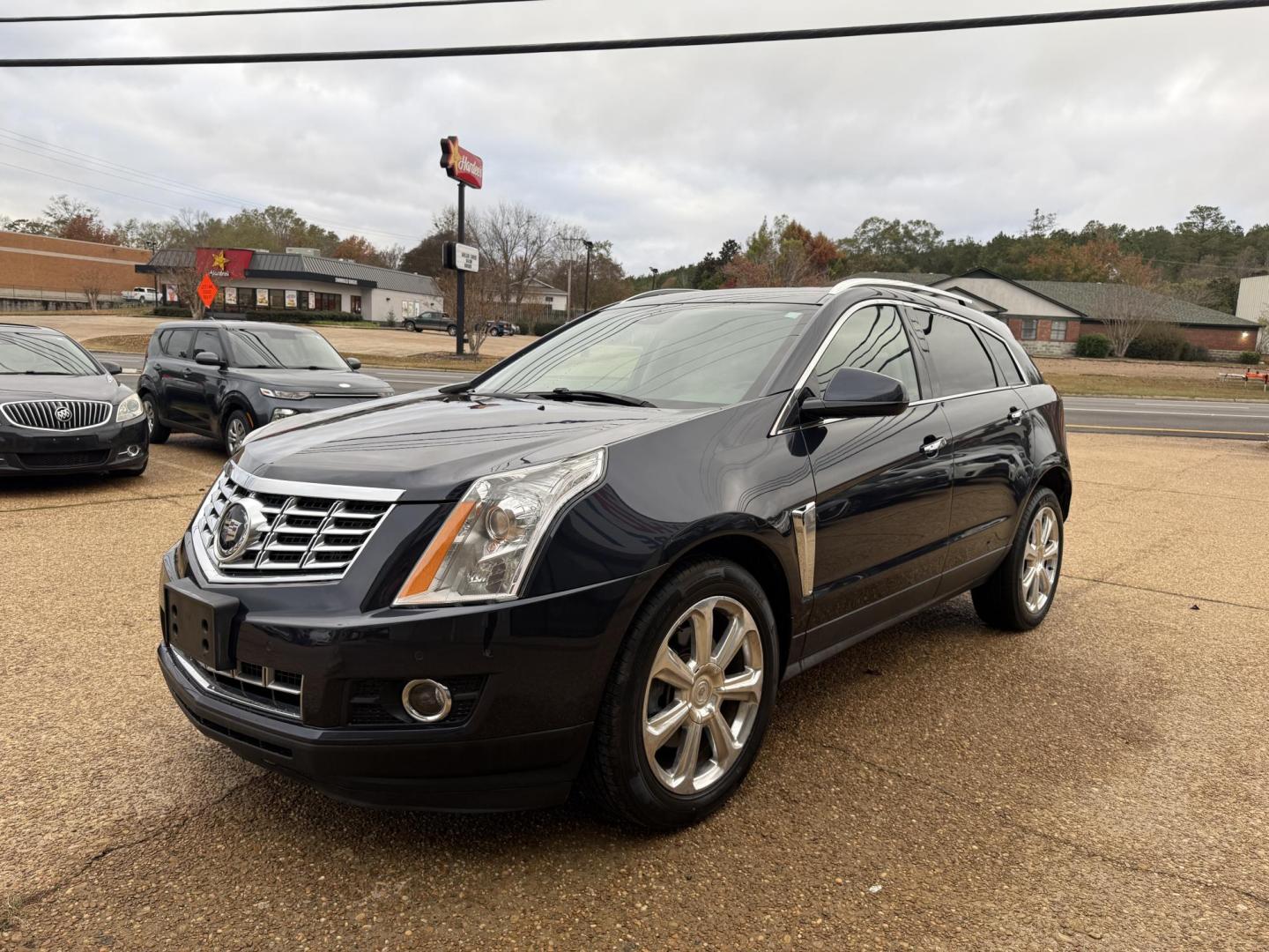 2015 BLUE CADILLAC SRX PREMIUM (3GYFNGE37FS) , located at 922 W. Beacon St., Philadelphia, MS, 39350, (601) 650-3675, 32.770447, -89.127151 - Photo#2