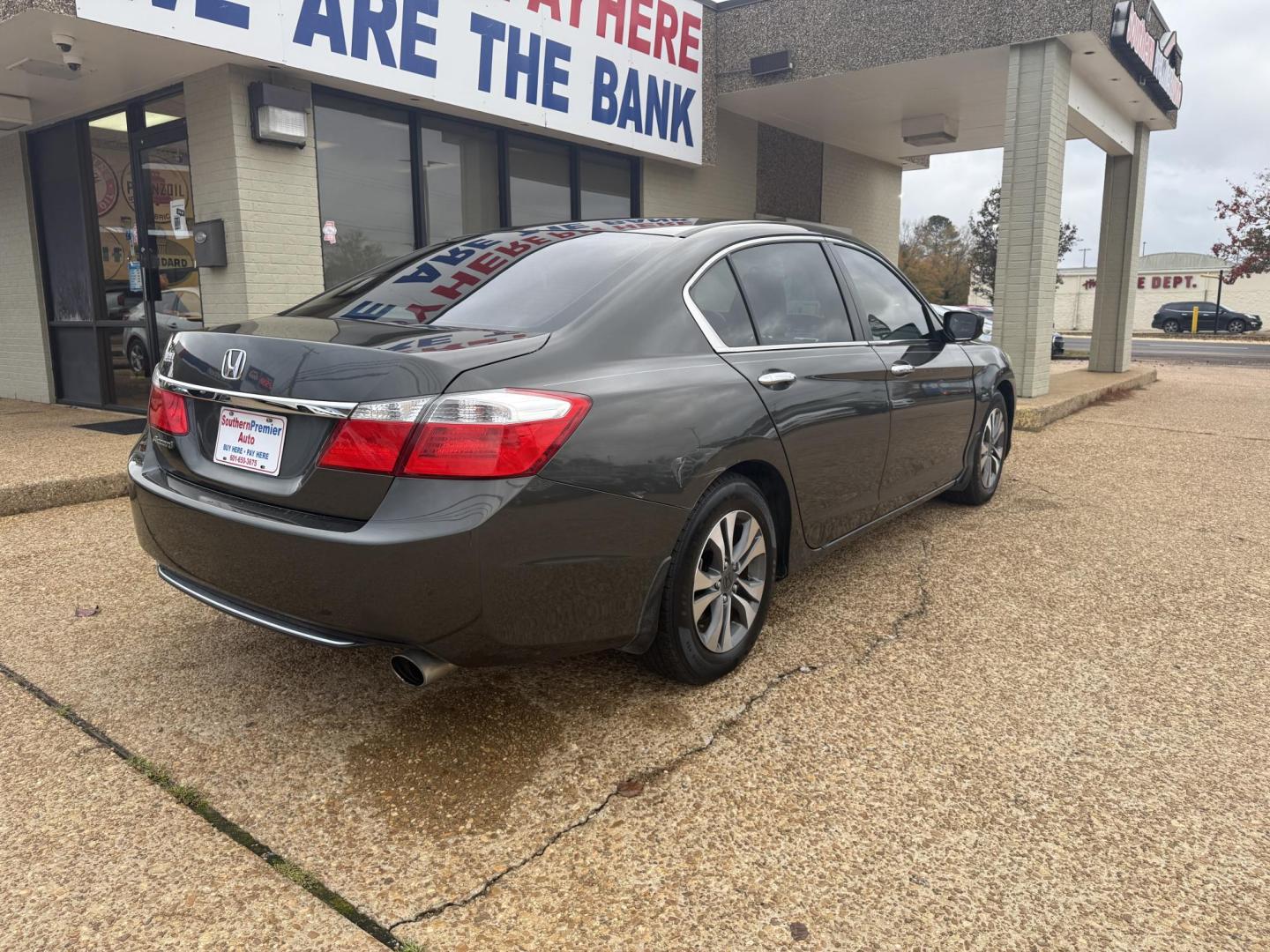 2013 GRAY HONDA ACCORD LX (1HGCR2F35DA) , located at 922 W. Beacon St., Philadelphia, MS, 39350, (601) 650-3675, 32.770447, -89.127151 - Photo#6