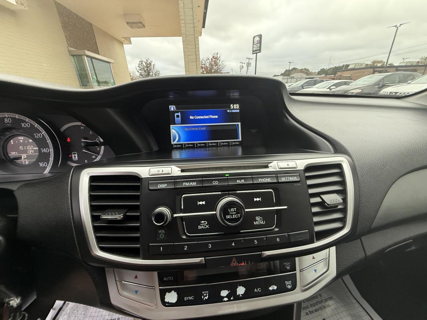 2013 GRAY HONDA ACCORD LX (1HGCR2F35DA) , located at 922 W. Beacon St., Philadelphia, MS, 39350, (601) 650-3675, 32.770447, -89.127151 - Photo#10
