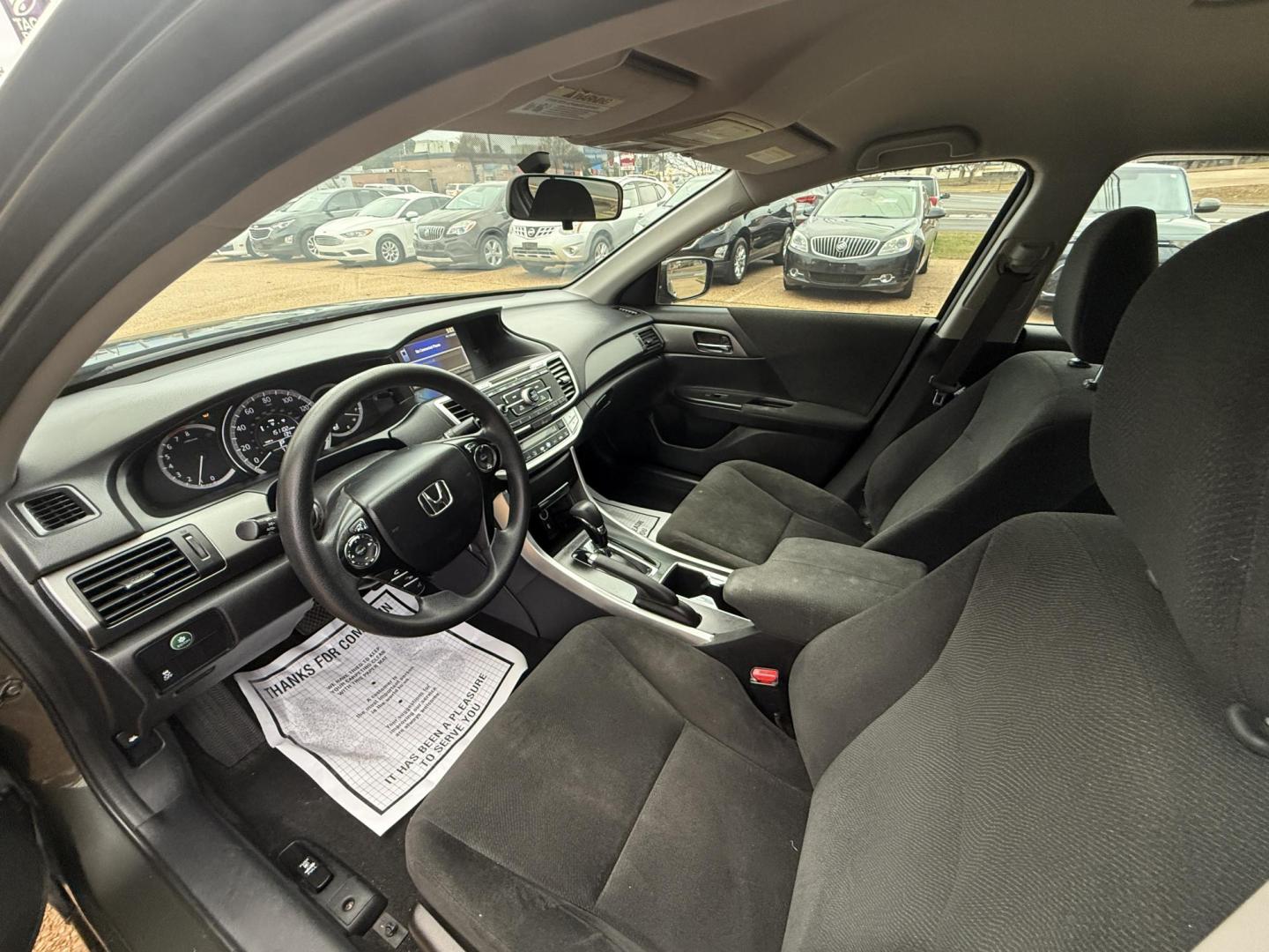 2013 GRAY HONDA ACCORD LX (1HGCR2F35DA) , located at 922 W. Beacon St., Philadelphia, MS, 39350, (601) 650-3675, 32.770447, -89.127151 - Photo#13