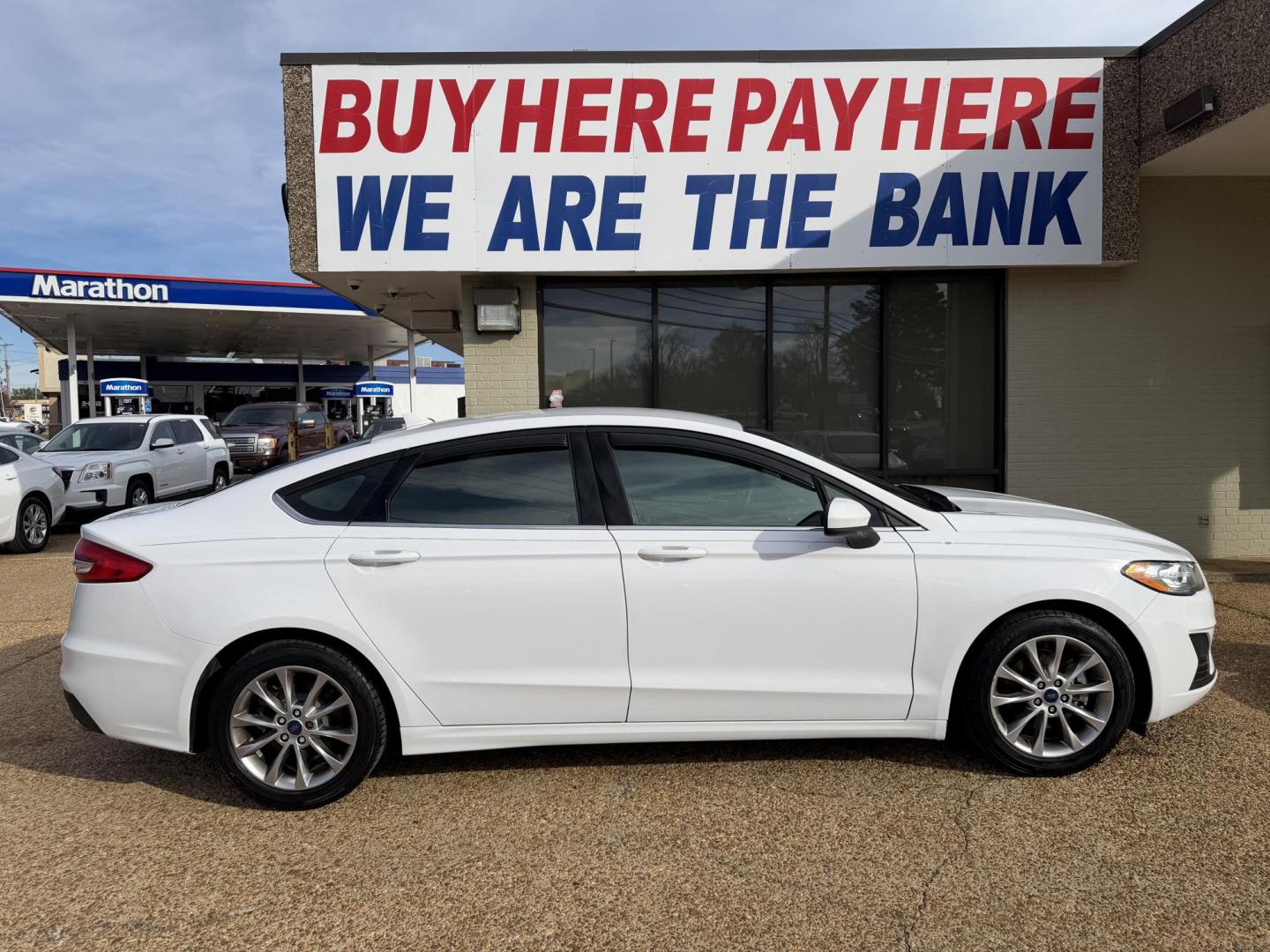 2020 WHITE FORD FUSION SE (3FA6P0HDXLR) , located at 922 W. Beacon St., Philadelphia, MS, 39350, (601) 650-3675, 32.770447, -89.127151 - Photo#6