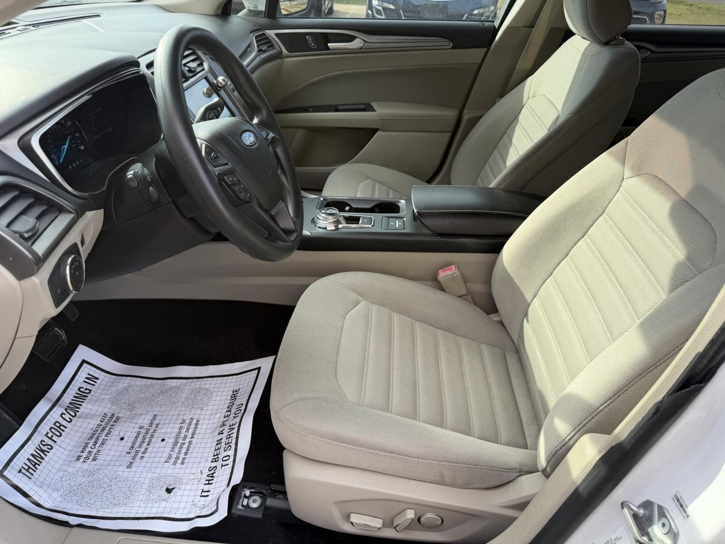 2020 WHITE FORD FUSION SE (3FA6P0HDXLR) , located at 922 W. Beacon St., Philadelphia, MS, 39350, (601) 650-3675, 32.770447, -89.127151 - Photo#9