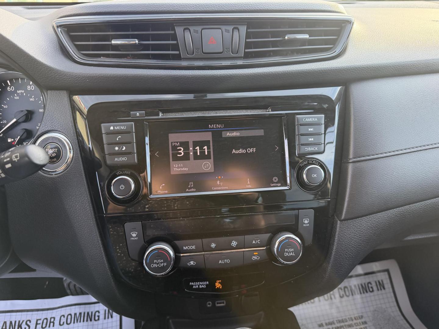 2018 BLACK NISSAN ROGUE SV (5N1AT2MT2JC) , located at 922 W. Beacon St., Philadelphia, MS, 39350, (601) 650-3675, 32.770447, -89.127151 - Photo#17