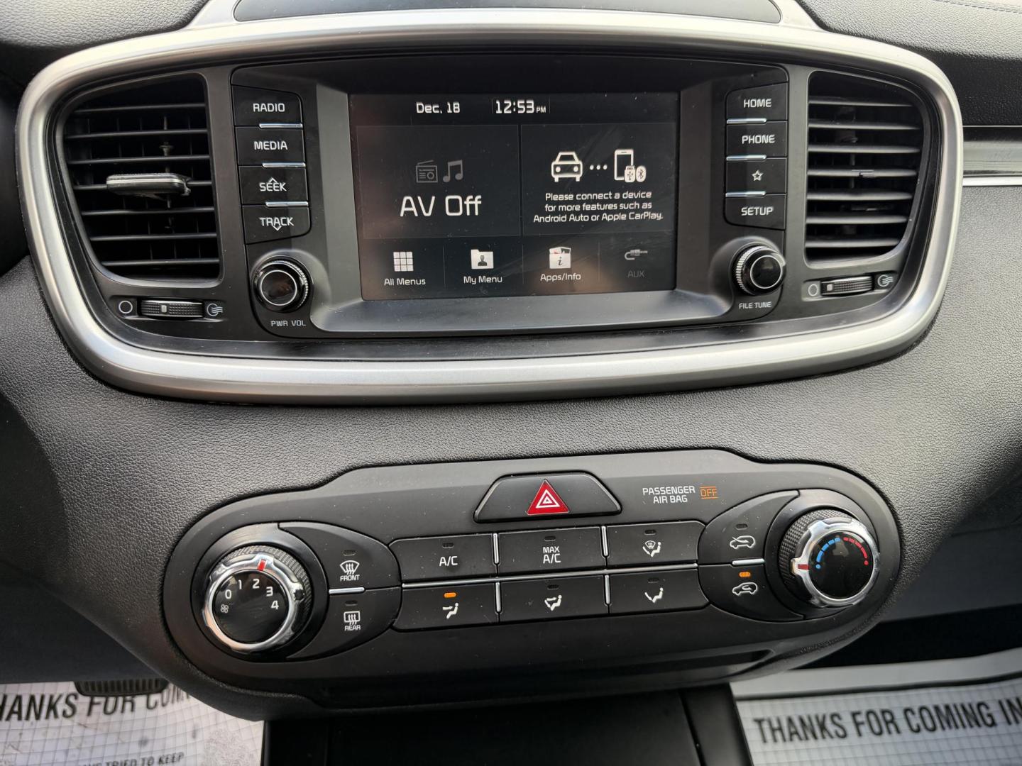 2020 WHITE KIA SORENTO LX (5XYPG4A51LG) , located at 922 W. Beacon St., Philadelphia, MS, 39350, (601) 650-3675, 32.770447, -89.127151 - Photo#17