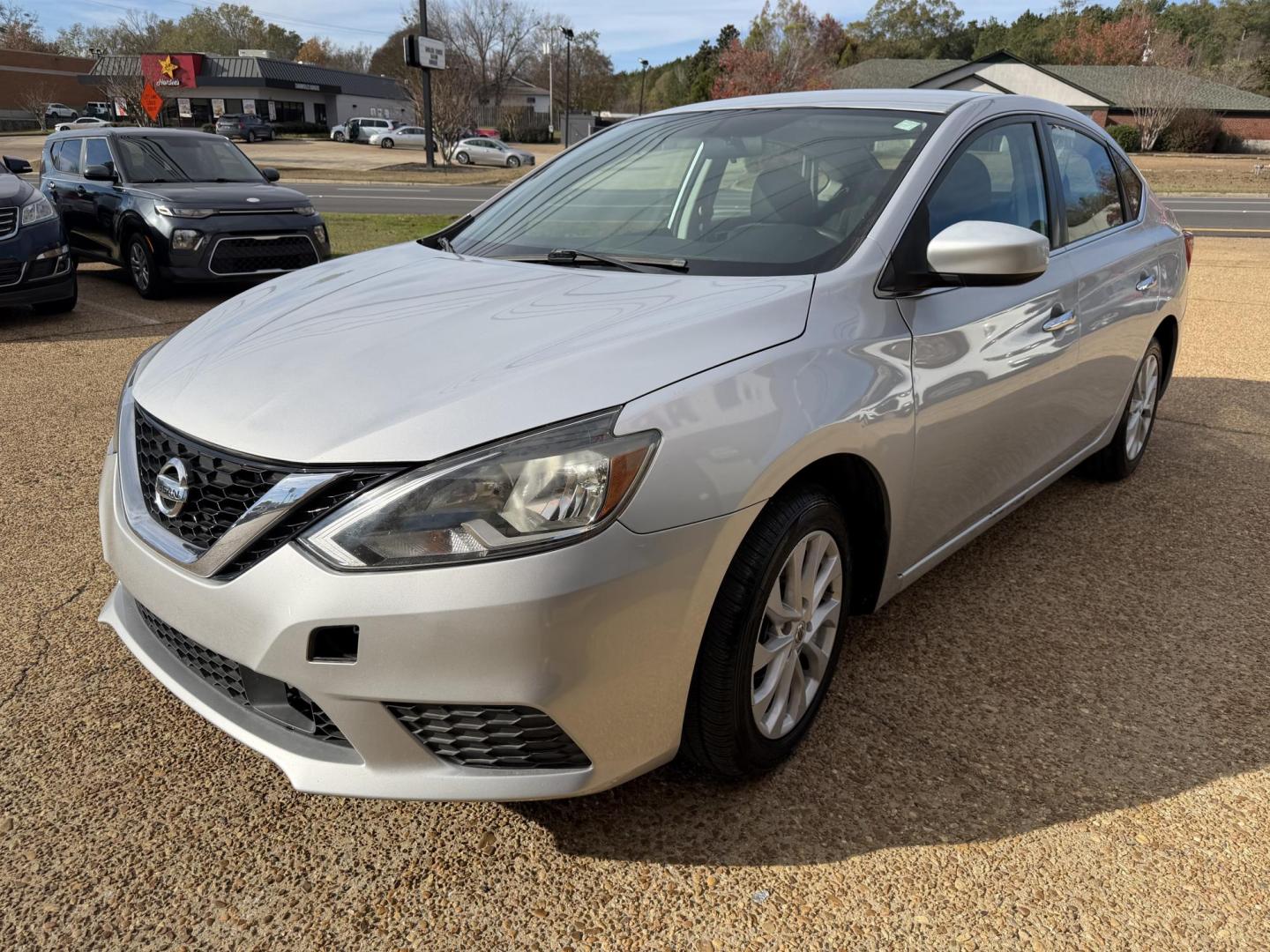 2019 SILVER NISSAN SENTRA SV (3N1AB7AP4KL) , located at 922 W. Beacon St., Philadelphia, MS, 39350, (601) 650-3675, 32.770447, -89.127151 - Photo#2