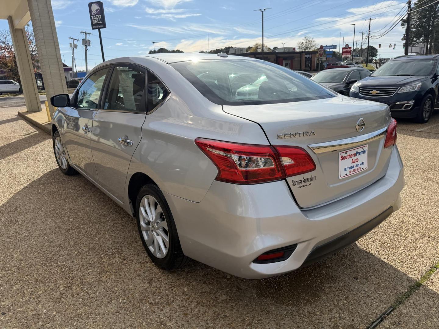 2019 SILVER NISSAN SENTRA SV (3N1AB7AP4KL) , located at 922 W. Beacon St., Philadelphia, MS, 39350, (601) 650-3675, 32.770447, -89.127151 - Photo#3