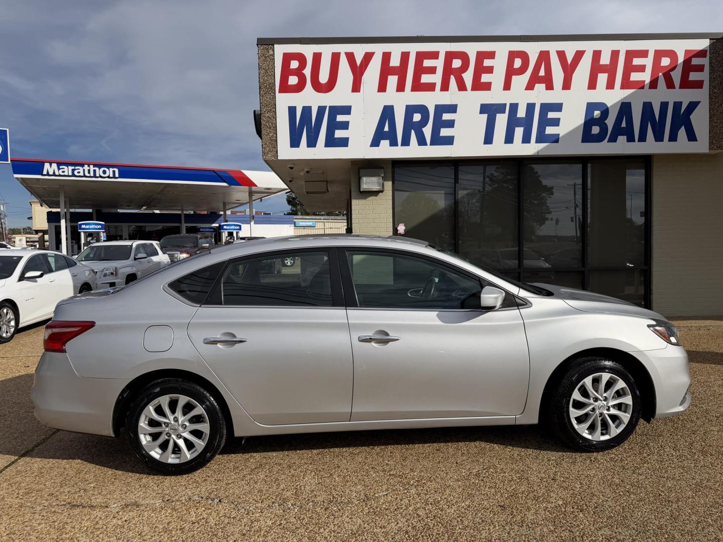 2019 SILVER NISSAN SENTRA SV (3N1AB7AP4KL) , located at 922 W. Beacon St., Philadelphia, MS, 39350, (601) 650-3675, 32.770447, -89.127151 - Photo#6