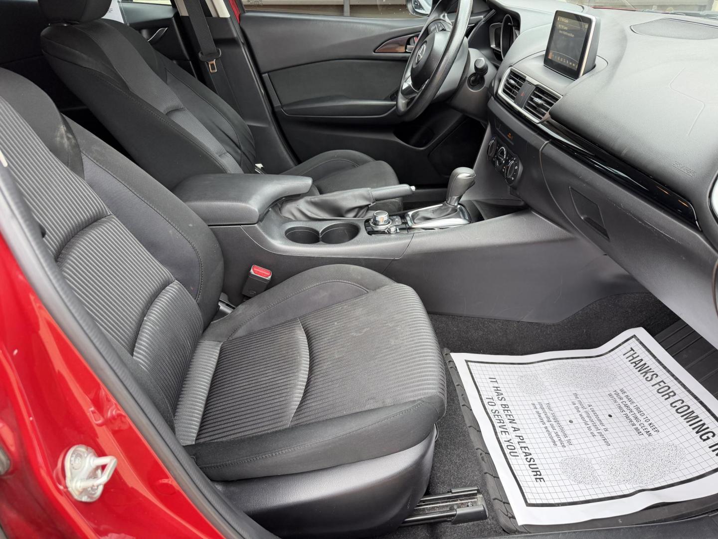 2016 RED MAZDA MAZDA3 I SPORT W/SKY (JM1BM1U73G1) , located at 922 W. Beacon St., Philadelphia, MS, 39350, (601) 650-3675, 32.770447, -89.127151 - Photo#10