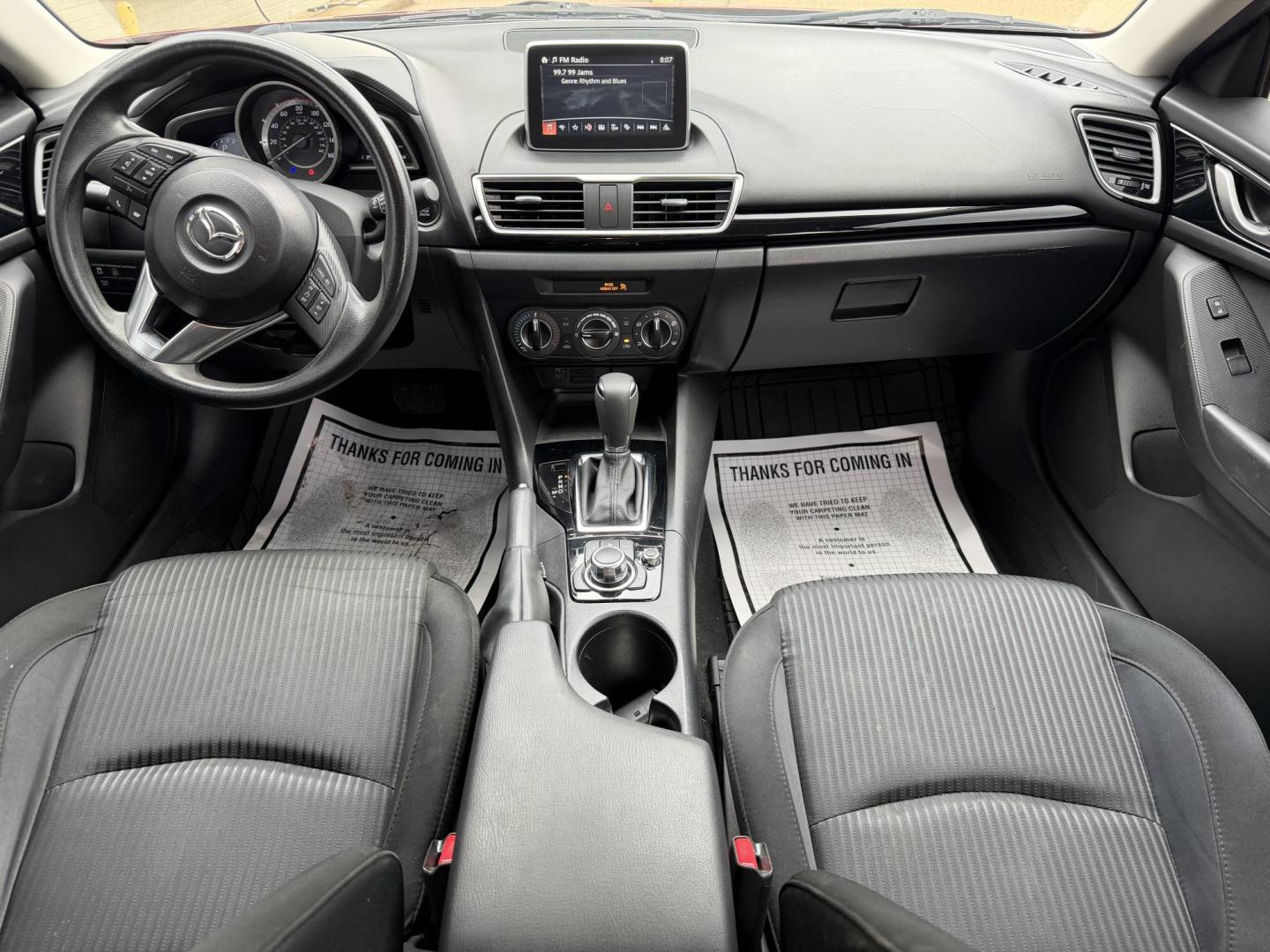 2016 RED MAZDA MAZDA3 I SPORT W/SKY (JM1BM1U73G1) , located at 922 W. Beacon St., Philadelphia, MS, 39350, (601) 650-3675, 32.770447, -89.127151 - Photo#16