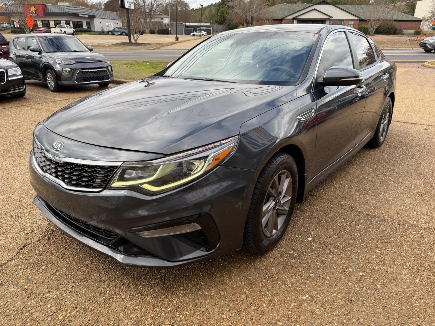 2020 GRAY KIA OPTIMA LX (5XXGT4L36LG) , located at 922 W. Beacon St., Philadelphia, MS, 39350, (601) 650-3675, 32.770447, -89.127151 - Photo#2