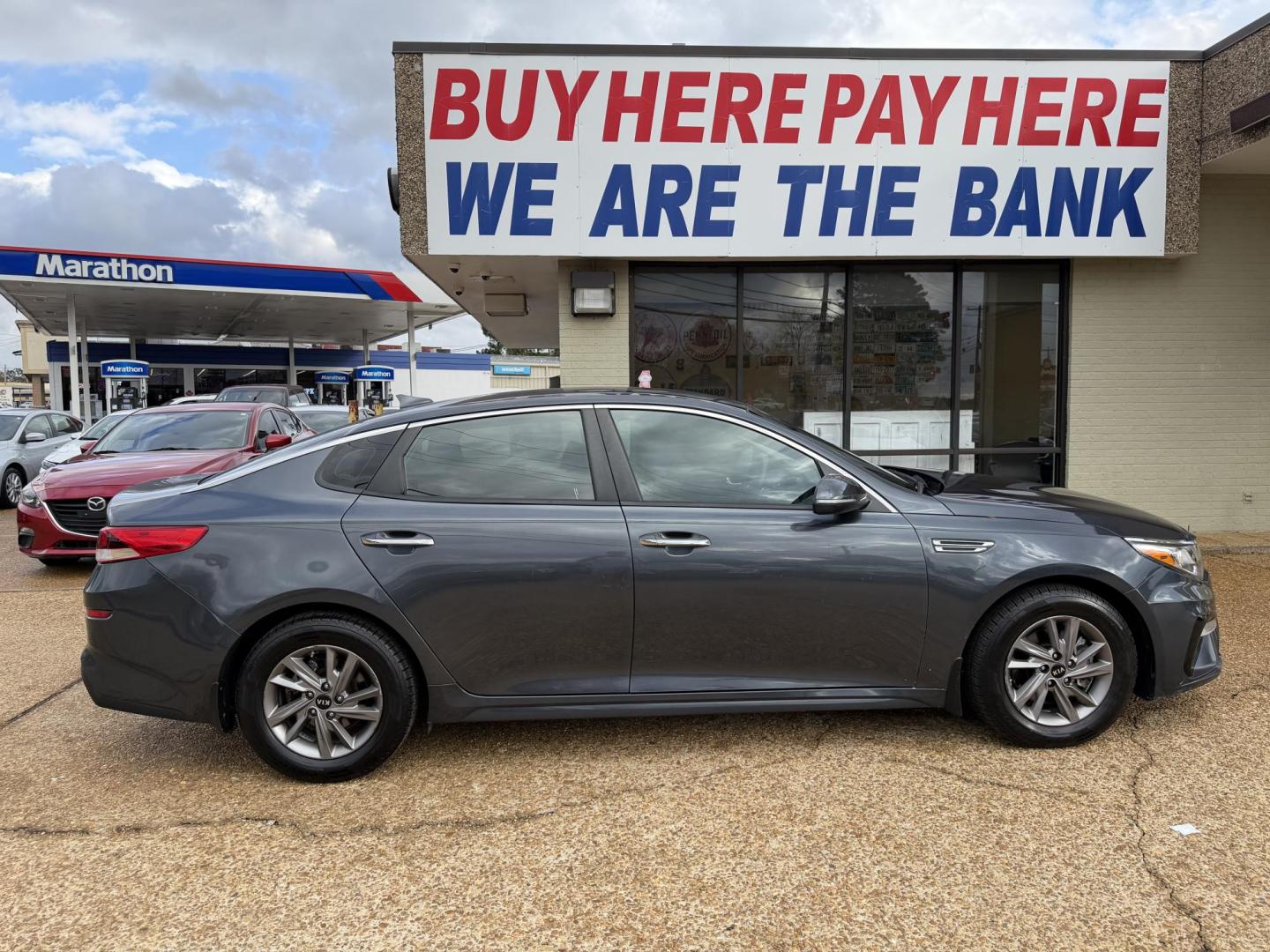 2020 GRAY KIA OPTIMA LX (5XXGT4L36LG) , located at 922 W. Beacon St., Philadelphia, MS, 39350, (601) 650-3675, 32.770447, -89.127151 - Photo#6