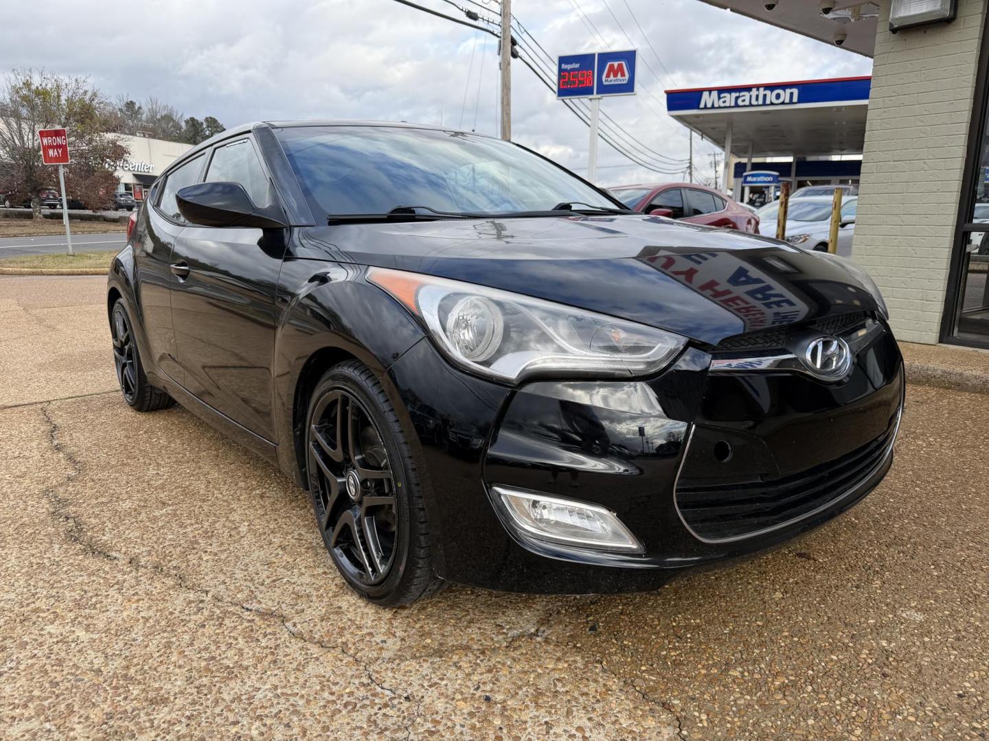 2017 BLACK HYUNDAI VELOSTER BASE (KMHTC6AD6HU) , located at 922 W. Beacon St., Philadelphia, MS, 39350, (601) 650-3675, 32.770447, -89.127151 - Photo#0
